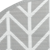 vidaXL Dywan na zewnątrz, szary, Ø200 cm, PP