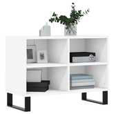 vidaXL Szafka pod TV, biała, 69,5x30x50 cm, materiał drewnopochodny