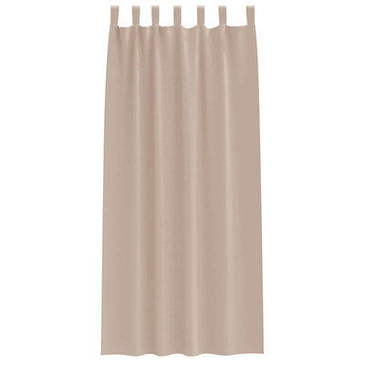 Firany blackout z kółkami 2 pcs Ciemnoszary 260 x 140 cm