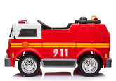 Wóz Strażacki na Akumulator Czerwony Dla Dzieci Pilot Sikawka LL911