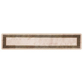 Chodnik dywanowy MARSA Czarny 50 x 250 cm Poliester i PVC