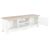 vidaXL Szafka pod TV, biała, 120 x 30 x 40 cm, drewniana