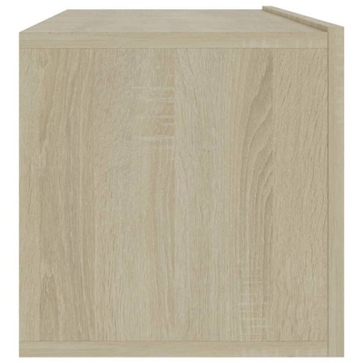 vidaXL Szafka pod TV, dąb sonoma 100x30x30 cm, materiał drewnopochodny
