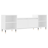 vidaXL Szafka pod TV, biała, 80x36x50 cm, materiał drewnopochodny wariant 14