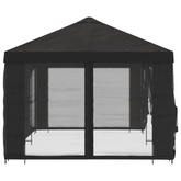 Altana z bokami 6 x 3 m antracytowy Poliester i Stal 190