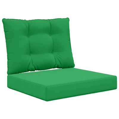 Poduszka do sofy na zewnątrz 2 pcs Zielony Poliester