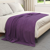 Koce narzutowe 24 pcs Fioletowy 200 x 150 cm Polar