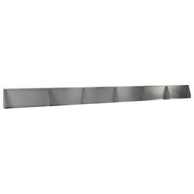 Mur oporowy 6 szt. 100 x 12 x 40 cm Stal ocynkowana srebrny