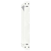 Nogi do stolika kawowego w kształcie litery U 2 szt. Białe 70x(30-31) cm Stal