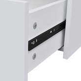 Komoda z 4 szufladami, 60 x 30,5 x 71 cm, biała