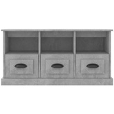 vidaXL Szafka pod TV, szarość betonu, 100x35x50 cm