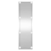 vidaXL Lustro ścienne z LED, 30x100 cm, szklane, prostokątne