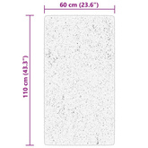 vidaXL Dywan HUARTE z krótkim włosiem, różowy, 60x110 cm