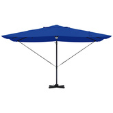 Parasol plażowy 351 x 250 x 253 cm Poliester i aluminium