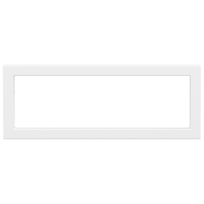 Wsporniki do półki pod umywalkę, 2 szt., białe, prostokątne