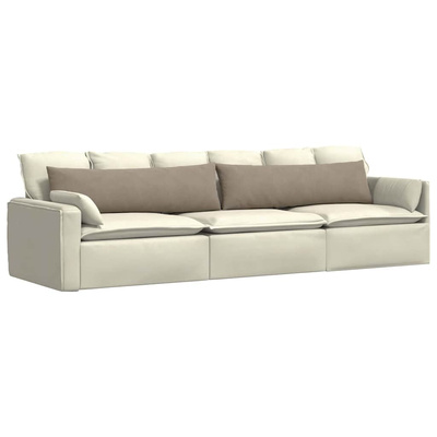 Poduszki na sofę 2 pcs Ciemnoszary 145 x 40 cm tkanina