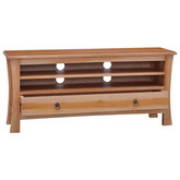 vidaXL Szafka pod TV, 100x30x45 cm, lite drewno mahoniowe