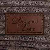 Designed by Lotte Legowisko dla psa, prążkowane, brązowe, 65x60x20 cm