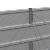 Donica Zielony 320 x 40 x 45 cm Stal