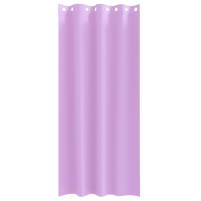 Firany blackout z kółkami 2 pcs Fioletowy 245 x 140 cm