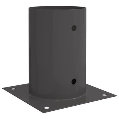 Okrągły kotwicy gruntowej 12 pcs antracytowy 15 x 15 x 15 cm