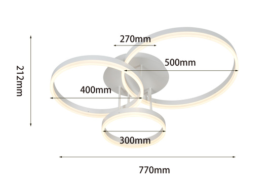 Lampa sufitowa RAVELLO 9055-308