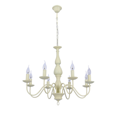 Lampa wisząca kremowa 8xE14 Bellagio 38-96510