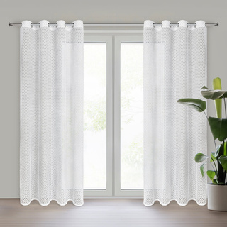 Firana Cindy biała 140x250