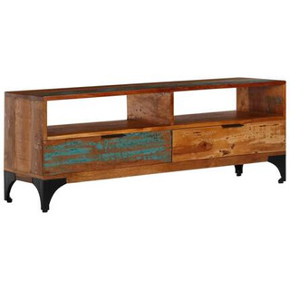 vidaXL Szafka pod TV, 118x35x45 cm, lite drewno odzyskane