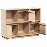 Szafka, 110,5x35x80 cm, lite drewno sosnowe