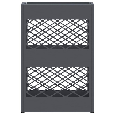 Stojak na Parasol Deszczowy antracytowy 28 x 12 x 41 cm Stal