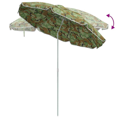 Parasolka ogrodowa 263 x 263 x 272 cm Poliester 170T Moro