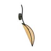 Kinkiet LOTUS K1 BLACK/RATTAN