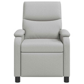 Fotel recliner Szary chmur tkanina