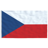 Flaga Czech z masztem, 5,5 m, aluminium