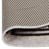 vidaXL Dywan z możliwością prania, 120 cm, jasnobeżowy