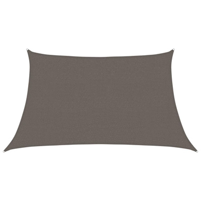 Żagiel przeciwsłoneczny, 160 g/m?, antracytowy, 3/4x2 m, HDPE