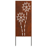 Ekran zapewniający prywatność w ogrodzie Rdzawy 50 x 140 cm