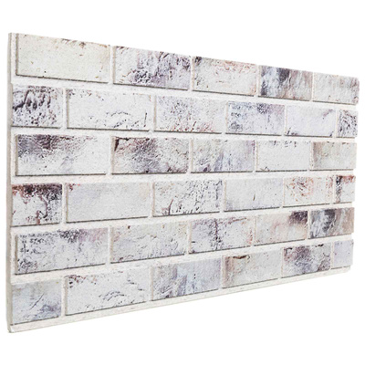 Panele ścienne 10 szt. 100 x 50 cm Jasnoszary i czarny