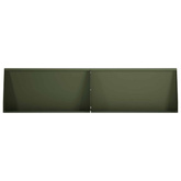 Mur oporowy 2 szt. 80 x 12 x 30 cm Stal Oliwkowy zielony