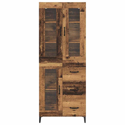 Highboard Stare drewno 69,5 x 34 x 180 cm Drewno inżynieryjne