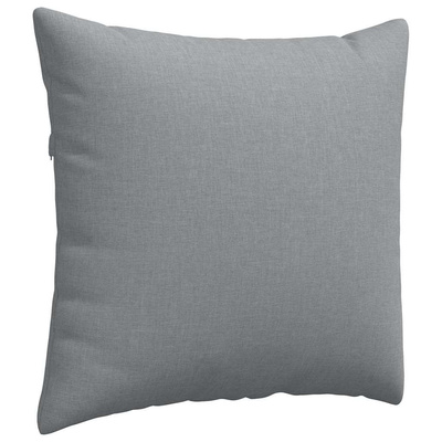 Poduszki na sofę 2 pcs Jasnoszary 50 x 50 cm tkanina