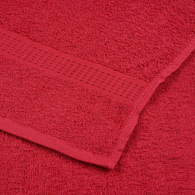Ręczniki do rąk, FROGN, 10 szt., czerwone, 50x100 cm, 360 g/m?