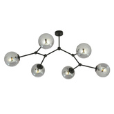 Lampa sufitowa  SPACE 6 BLACK/GRAFIT