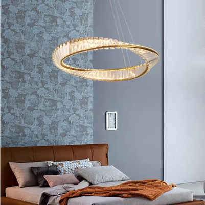 Lampa wisząca LED Abigali Cristal 36W 3000K, złoty