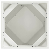 Donica 2 pcs Biały 50 x 50 x 50 cm Stal