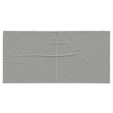 Ściana boczna namiotu na imprezy 2 pcs Jasnoszary 400 x 195 cm