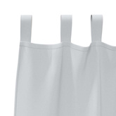Firany blackout z kółkami 2 pcs Jasnoszary 140 x 140 cm