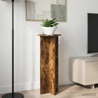 Stojak na rośliny 2 pcs Dąb wędzony ?40 x 100 cm