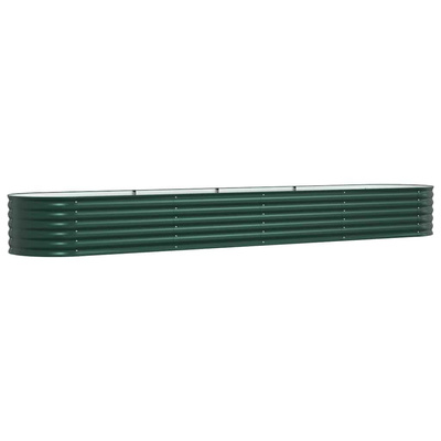 Podniesiony grządka Zielony 400 x 80 x 44 cm Stal